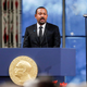 Nobel Peace Prize Laureate Ethiopian Prime Minister Abiy Ahmed Ali delivers his speech during the awarding ceremony in Oslo City Hall, Norway Dec.10, 2019.